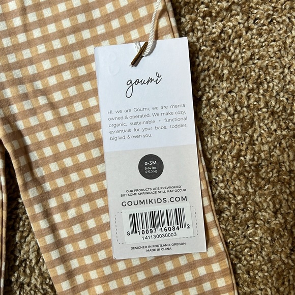 NWT Goumi Picnic pants, size 0-3 months - Picture 2 of 5